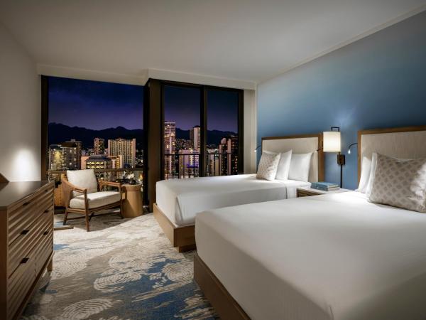 Halepuna Waikiki by Halekulani : photo 1 de la chambre hébergement double standard - vue sur waikiki