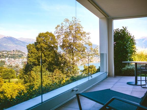 The View Lugano : photo 5 de la chambre studio jardin - vue sur lac