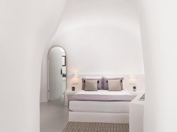 Oia Spirit Boutique Residences : photo 6 de la chambre superior suite with outdoor plunge pool, terrace and blue domes view
