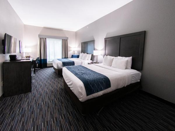Comfort Inn & Suites Near Medical Center : photo 4 de la chambre chambre 2 lits queen-size - non-fumeurs