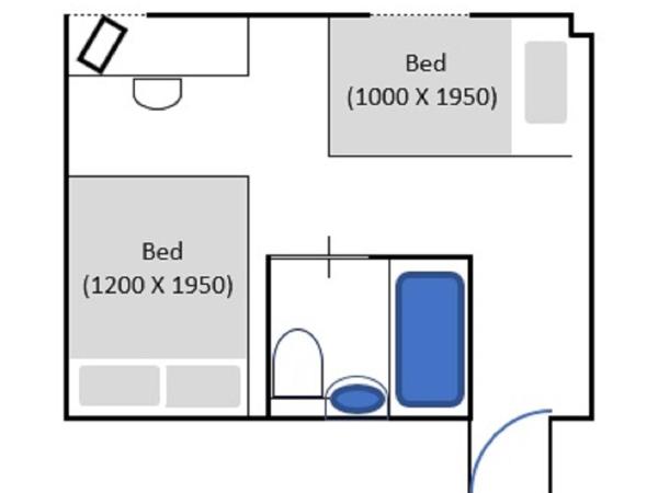 Hotel Consort Shin-Osaka : photo 1 de la chambre chambre lits jumeaux spacieuse - non-fumeurs