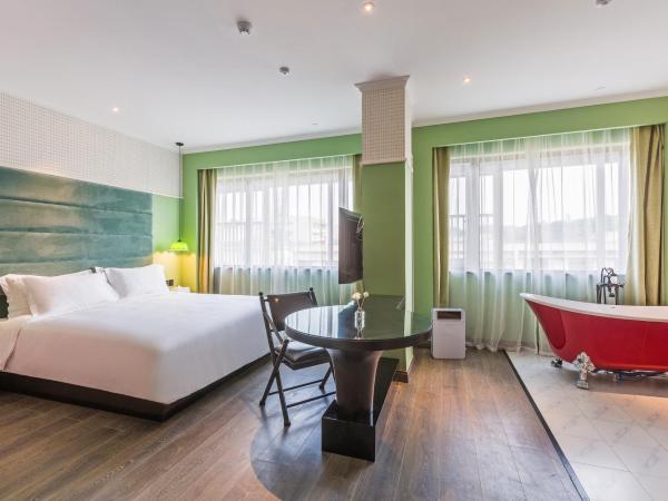 Hangzhou Lanshe hotel : photo 3 de la chambre chambre double - vue sur montagne