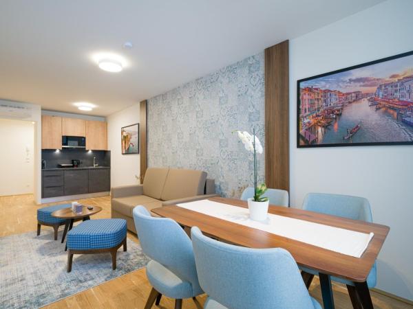 MyApartments Vienna : photo 4 de la chambre appartement 1 chambre avec balcon