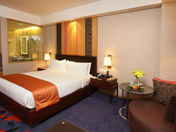 Holiday Inn New Delhi Mayur Vihar Noida, an IHG Hotel : photo 8 de la chambre standard room with lounge access, includes imfl with snacks, at restaurant from 18:00 hours to 20:00 hours