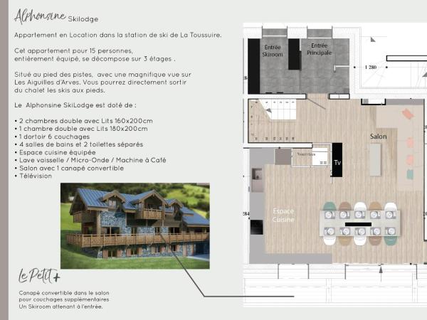 SKI LODGE : photo 8 de la chambre chalet supérieur