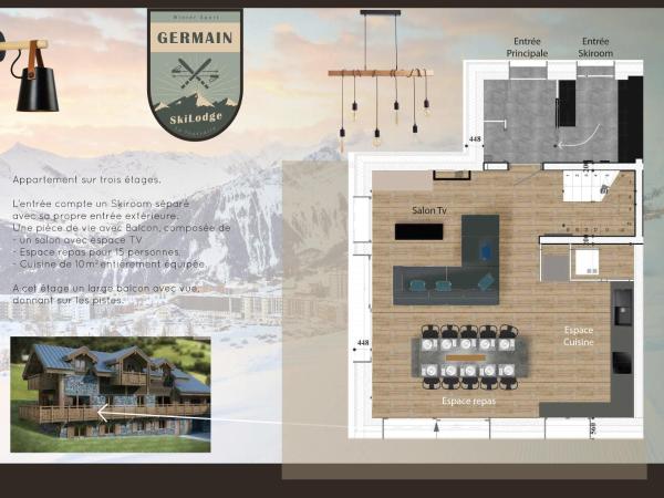 SKI LODGE : photo 4 de la chambre chalet supérieur