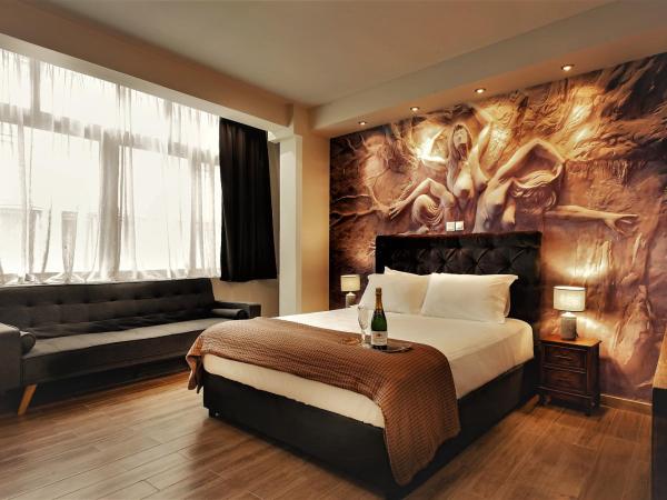Pallada Athens boutique rooms & apartments : photo 2 de la chambre chambre lit king-size supérieure