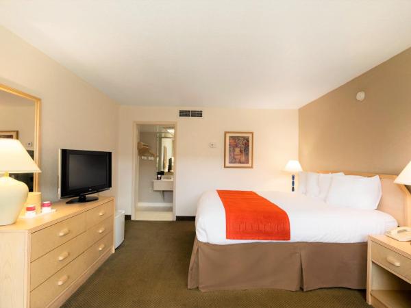 Ramada by Wyndham Kissimmee Gateway - Free Theme Park Shuttle : photo 5 de la chambre chambre standard avec lit king-size