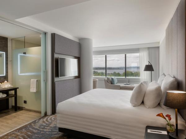 Pullman Rotorua : photo 1 de la chambre chambre lit king-size supérieure avec vue sur le lac