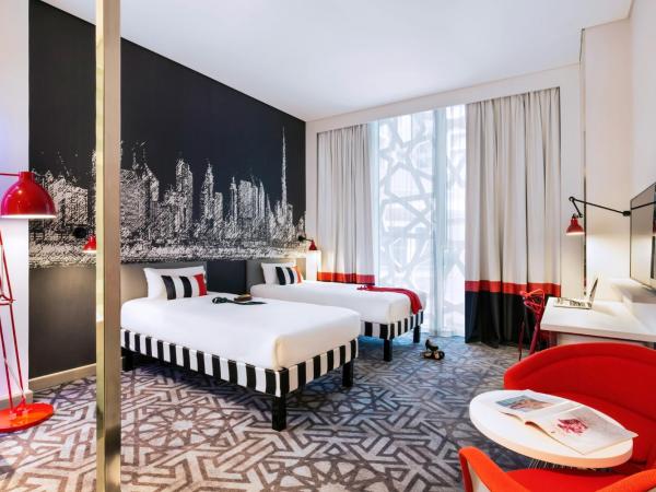 ibis Styles Dubai Airport Hotel : photo 5 de la chambre twin room - free shuttle service to dubai mall - burj khalifa & la mer beach