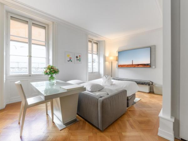 Swiss Luxury Apartments : photo 5 de la chambre appartement supérieur 1 chambre avec climatisation