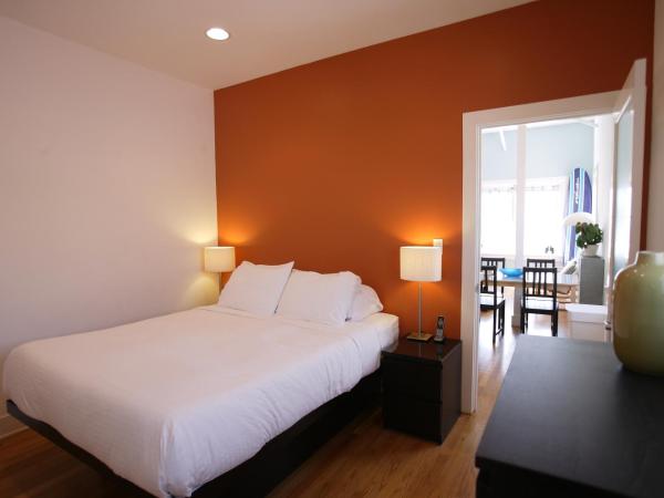 Venice Suites : photo 3 de la chambre suite 1 chambre au dernier Étage avec 1 lit queen-size et 1 canapé-lit - côté plage - vue sur océan