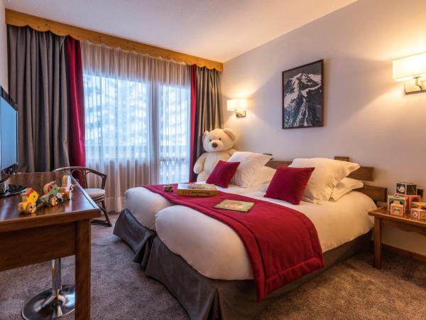 Hotel Les Arolles : photo 3 de la chambre chambre quadruple - vue sur montagnes