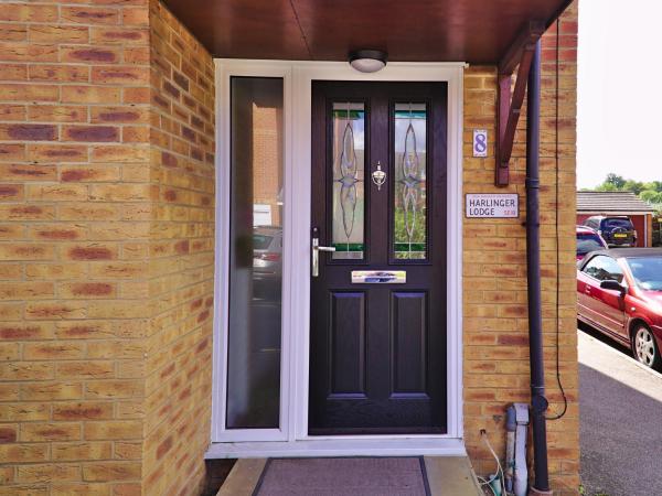 Harlinger Lodge : photo 9 de la chambre chambre double avec salle de bains privative