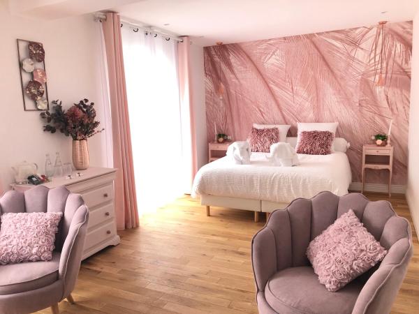 Le Coeur de la Bastide - Adult only : photo 1 de la chambre chambre lit queen-size - vue sur jardin