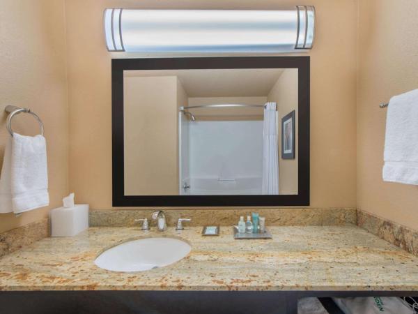 Wyndham Garden Oklahoma City Hotel & Confereance Ctr Near Airport, Fairgrounds Paycom & I40 : photo 1 de la chambre chambre avec 1 lit king-size et canapé-lit - non-fumeurs