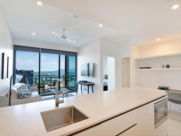 Hope Street Apartments by CLLIX : photo 6 de la chambre appartement 2 chambres avec 2 salles de bains - vue sur montagne