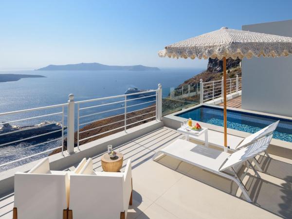 Nefeles Luxury Suites : photo 4 de la chambre villa lune de miel avec jacuzzi - vue sur caldeira