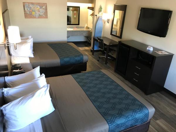 Econo Lodge Near Lackland Air Force Base-SeaWorld : photo 4 de la chambre chambre avec 2 lits queen-size - accessible aux personnes à mobilité réduite - non-fumeurs