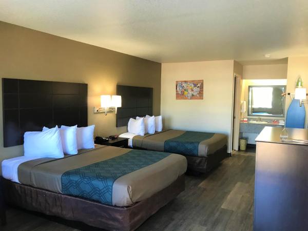 Econo Lodge Near Lackland Air Force Base-SeaWorld : photo 6 de la chambre chambre avec 2 lits queen-size - accessible aux personnes à mobilité réduite - non-fumeurs