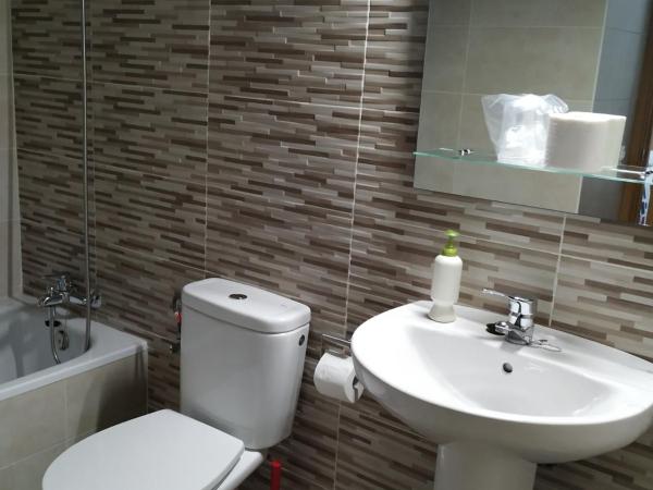 Pension Cuatro Torres : photo 8 de la chambre chambre lits jumeaux avec salle de bains