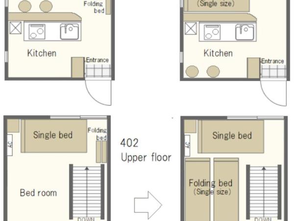 Laffitte Hirai Condominium Hotel : photo 7 de la chambre maisonnette