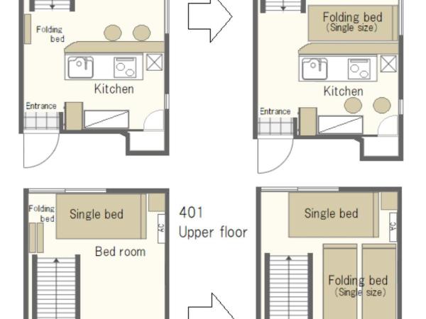 Laffitte Hirai Condominium Hotel : photo 6 de la chambre maisonnette