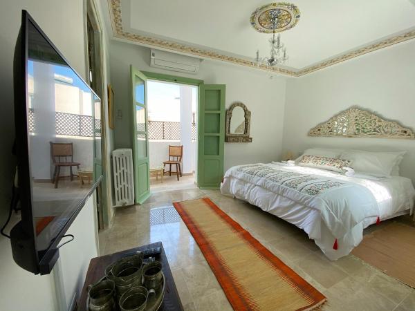 Dar El Kif - La Marsa : photo 2 de la chambre chambre double deluxe avec balcon