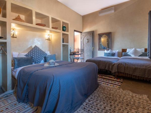Villa Soraya Hammam & Jacuzzi : photo 5 de la chambre chambre deluxe (2 adultes + 1 enfant)