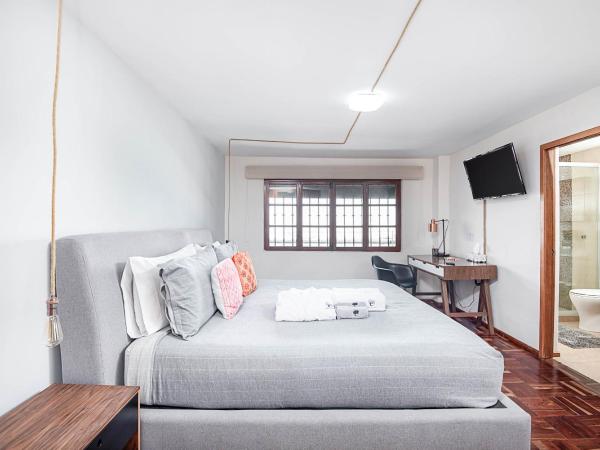 Finca Coyoacán : photo 4 de la chambre chambre double deluxe avec douche