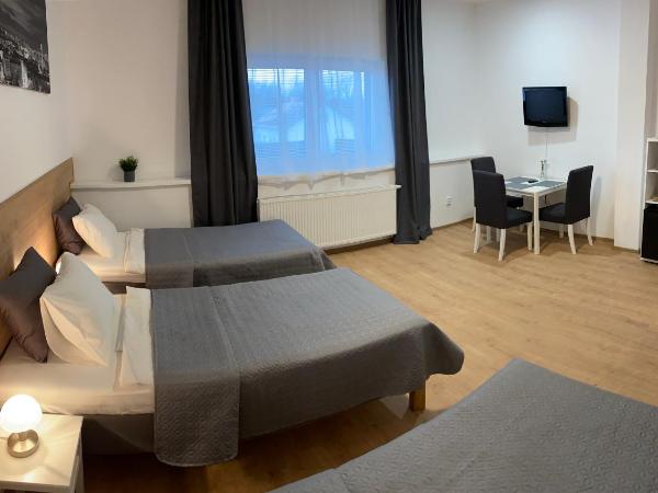 Frýdecká Apartments : photo 3 de la chambre chambre double ou lits jumeaux avec salle de bains privative externe