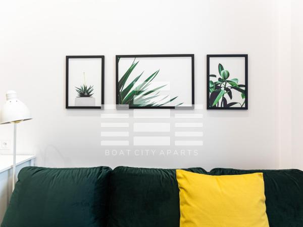 Boat City Aparts - Dworzec Łódź Fabryczna : photo 4 de la chambre appartement supérieur ii