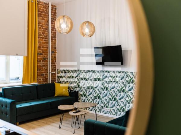 Boat City Aparts - Dworzec Łódź Fabryczna : photo 3 de la chambre appartement supérieur (4 adultes)