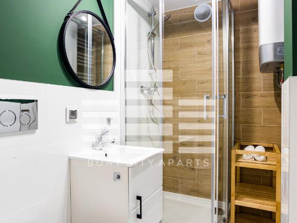 Boat City Aparts - Dworzec Łódź Fabryczna : photo 1 de la chambre superior apartment with mezzanine