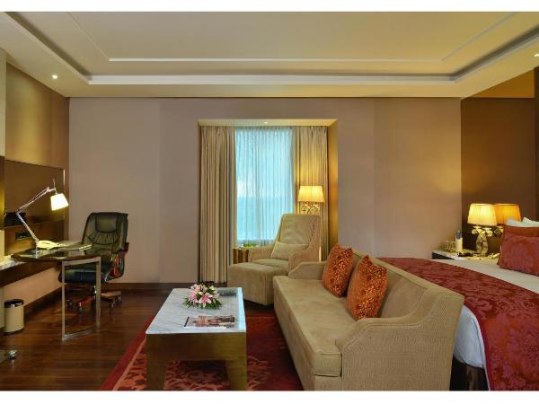 Radisson Blu Jaipur : photo 8 de la chambre junior suite non smoking room with 02 beer or 02 pegs(imfl) or 02 mocktails and 02 pcs laundry