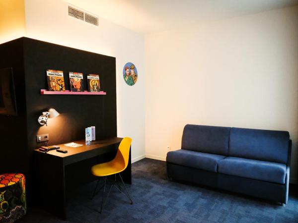 ibis Styles Liege Guillemins : photo 6 de la chambre chambre premium lit queen-size avec canapé-lit