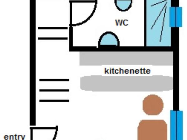 Maria Corfu Loustri : photo 2 de la chambre appartement 1 chambre