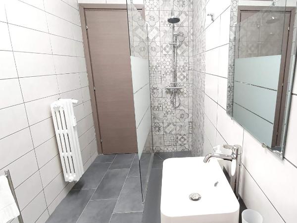 Interno1 Bari Policlinico : photo 3 de la chambre chambre triple avec salle de bains privative séparée