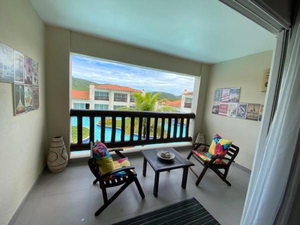 Buzios Beach Resort Super Luxo Residencial 2501 e 2502 : photo 1 de la chambre appartement - vue sur piscine 