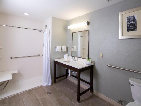 Holiday Inn Express & Suites Oklahoma City Downtown - Bricktown, an IHG Hotel : photo 4 de la chambre standard king room with roll-in shower - communications access