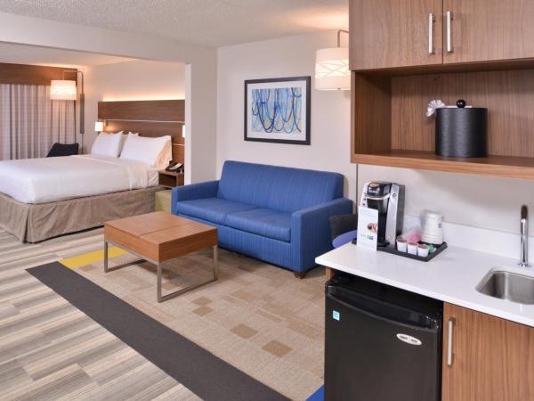 Holiday Inn Express Hotel & Suites Indianapolis Dtn-Conv Ctr, an IHG Hotel : photo 9 de la chambre suite lit king-size avec canapé-lit