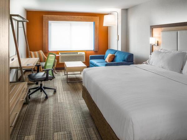 Holiday Inn Express & Suites Halifax - Bedford, an IHG Hotel : photo 2 de la chambre chambre lit king-size - adaptée aux personnes malentendantes - baignoire accessible aux personnes à mobilité réduite