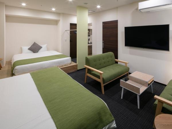 Randor Hotel Sapporo Suites : photo 7 de la chambre chambre deluxe avec 2 lits queen-size