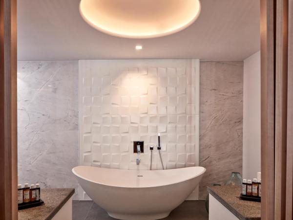 Myconian Korali Relais & Chateaux : photo 2 de la chambre suite junior delos avec jacuzzi extérieur et piscine privée 