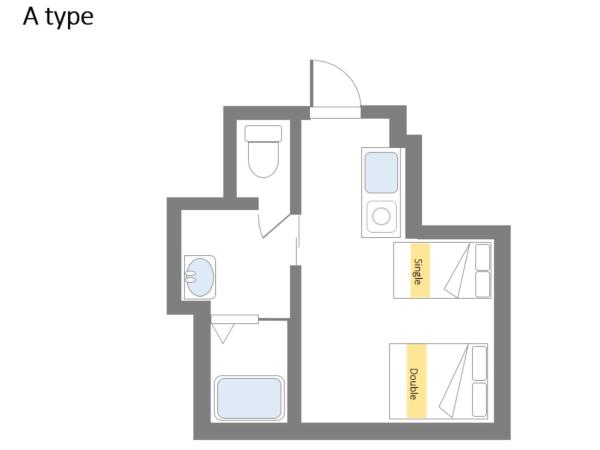 GRAND BASE Hakata Haruyoshi : photo 7 de la chambre chambre triple classique