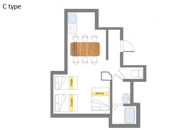 GRAND BASE Hakata Haruyoshi : photo 6 de la chambre suite familiale