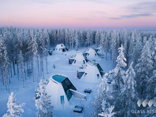 Glass Resort : photo 3 de la chambre appartement glass premium avec sauna et jacuzzi chauffé