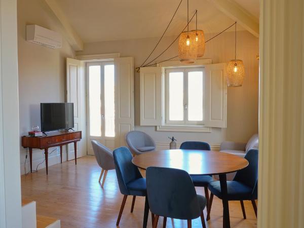 Aparthotel Oporto Palace : photo 2 de la chambre appartement en duplex