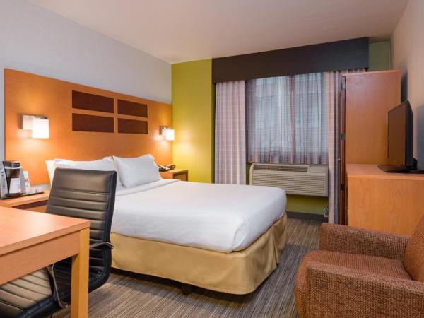 Holiday Inn Express - Times Square, an IHG Hotel : photo 4 de la chambre chambre double avec douche accessible aux personnes à mobilité réduite - installations pour personnes malentendantes 