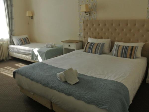 Logis Hôtel Louise de Savoie : photo 5 de la chambre chambre triple avec douche - 2 lits